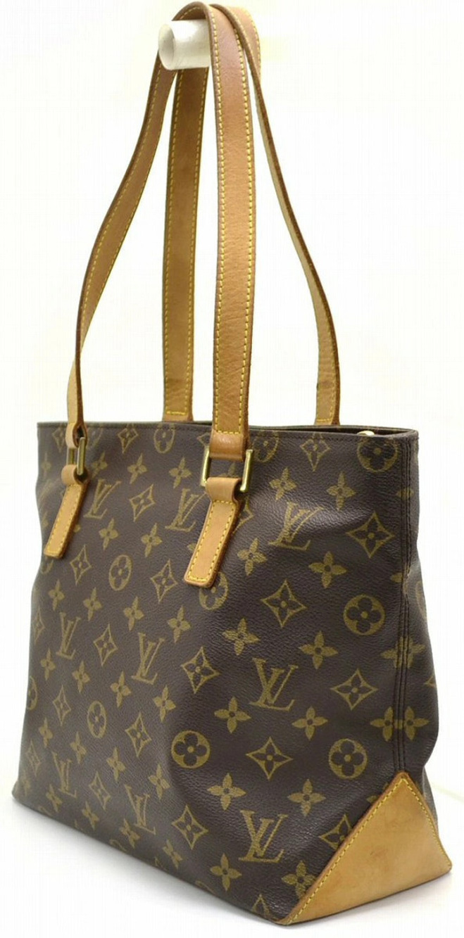 Louis Vuitton Tote Bag Shoulder Piano Cabas Monogram Brown